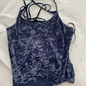 American Eagle velvet tank top